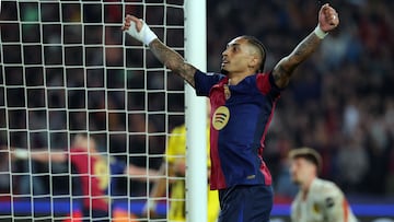 Raphinha iguala a Messi en récord histórico del FC Barcelona por Champions League