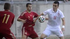 Manquillo con la Sub-21.