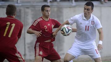 Manquillo con la Sub-21.