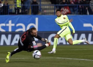 1-1. Neymar anotó el gol del empate.