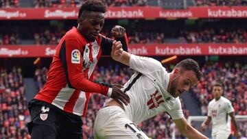 El delantero del Athletic I&ntilde;aki Williams ante el Granada.