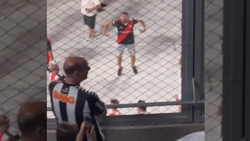 El lamentable gesto racista de la hinchada de River Plate a los del Atlético Mineiro