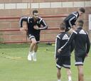 Negredo se entrena a la misma intensidad que sus compañeros