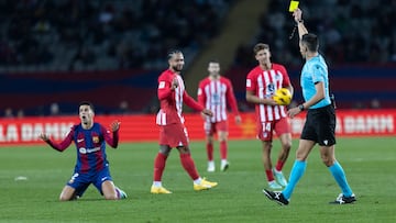 03/12/23 PARTIDO PRIMERA DIVISION
BARCELONA - ATLETICO DE MADRID 

TARJETA Amarilla a Cancelo