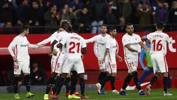 Celebraci&oacute;n sevillista.