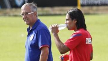 Falcao se entrena y pide una presentación concurrida