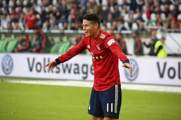 El colombiano llegó a tres goles en la Bundesliga, tras anotar en el triunfo de Bayern Múnich 3-1 sobre el Wolfsburgo