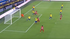 La curiosa jugada de Alarcón ante Atlético: ¡qué pelotazo!