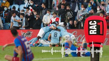 "La rematada y el gol...": Rac1 'explota' tras el empate de Aspas en Balaídos