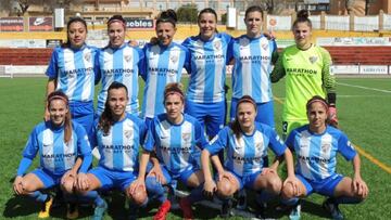 Once inicial del Málaga Femenino contra La Rambla