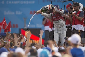 Podium del ePrix M&eacute;xico 2018