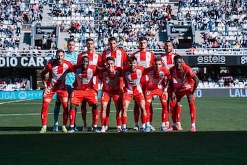 Once del Almería en Cartagena.