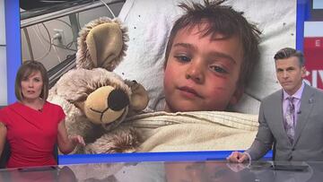 El niño de 5 años accidentado con los presentadores del programa