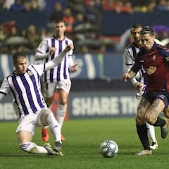 Osasuna y Valladolid nadaron y guardaron la ropa en el diluvio