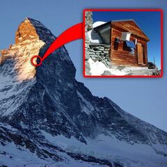Solvay Hut, un refugio extremo en la montaña del Toblerone