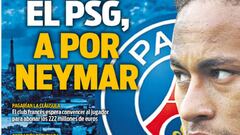 Portada del Sport del 18 de julio de 2017, que recoge el inter&eacute;s del PSG por Neymar.