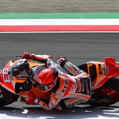 Otra de Márquez: caída, al box y valioso octavo para la Q2