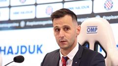 Nikola Kalinic, ya como director deportivo del Hadjuk Split.