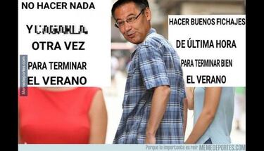 Los memes del Barça y su mercado de fichajes colapsan las RRSS