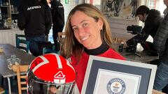 Alicia Sornosa, la española del récord Guinness: el viaje más largo del mundo en moto sin repostar
