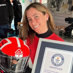 Alicia Sornosa, la española del récord Guinness: el viaje más largo del mundo en moto sin repostar