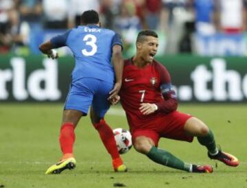 Cristiano Ronaldo se retiró de la final por lesión