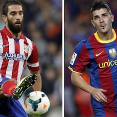 Arda y Villa, los fichajes Barça-Atlético de la última década