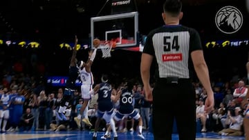 Anthony Edwards destroza a Shai con un tapón para los anales de la NBA: majestuoso