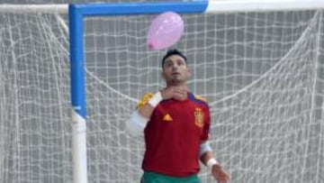 <b>EL GATO DE CIEZA. </b>Juanjo, durante un entrenamiento.