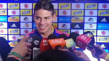 James: "Le pedí a Queiroz poder jugar, estoy al cien"