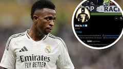 Vinicius saca pecho en Twitter de un dato que dejará boquiabierto a muchos