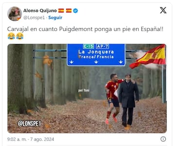 Los mejores memes del regreso de Puigdemont y su desaparición