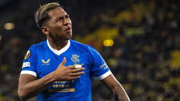 Alfredo Morelos, tercer máximo goleador de Europa League