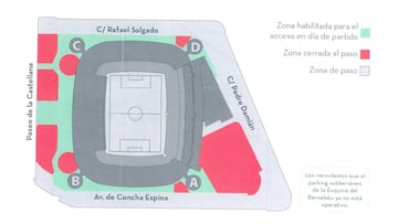 El real Madrid ha comunicado a sus socios los cambios que sufrirán con motivo de las remodelaciones del estadio Santiago Bernabéu.