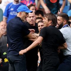 Conte y Tuchel se enfrentan tras el Chelsea - Tottenham