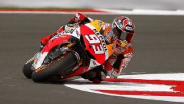 Márquez en Silverstone.