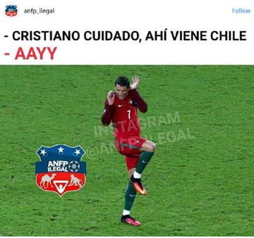 Los memes del triunfo de Chile ante Portugal de Cristiano