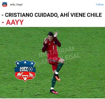 Los memes del triunfo de Chile ante Portugal de Cristiano