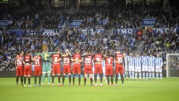 13/02/20 PARTIDO COPA DEL REY SEMIFINAL IDA
REAL SOCIEDAD - MIRANDES
MINUTO SILENCIO