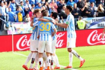 GOL 1-1  Saque de esquina el Málaga cuando Amrabat trataba de rematar ante dos defensores rojiblancos y en su intento de despejar Fernando Torres tocó la pelota para acabar introduciéndose el cuero en su propia portería. 