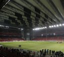 El Copenhague retira el techo retráctil del Parken Stadium