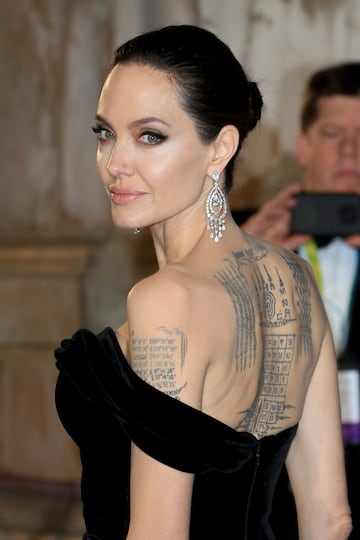 Angelina Jolie fue una de las grandes estrellas que acudieron a los Bafta 2018.