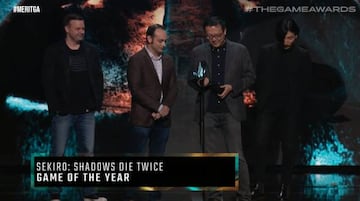 Hidetaka Miyazaki, reconocido por el GOTY a Sekiro: Shadows Die Twice | TGA 2019