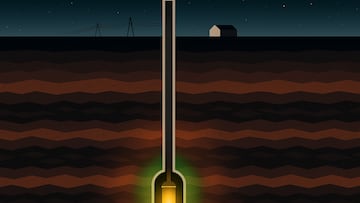Buried nuclear reactor - artist's impression
