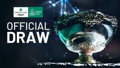 Sorteo de las Davis Cup Finals 2020.