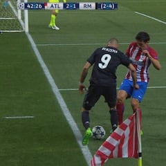 Karim Benzema en modo crack: calcó su jugadón de Getafe