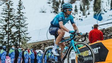 Gorka Izagirre, en el Giro de Italia.
