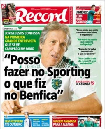 Portadas de la prensa deportiva