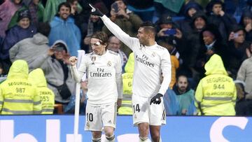 19/01/19 PARTIDO PRIMERA DIVISION
REAL MADRID - SEVILLA
ALEGRIA GOL 1-0 CASEMIRO