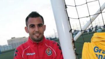 <b>VUELTA A CASA. </b>Nauzet Alemán se entrenó ayer en Gran Canaria.